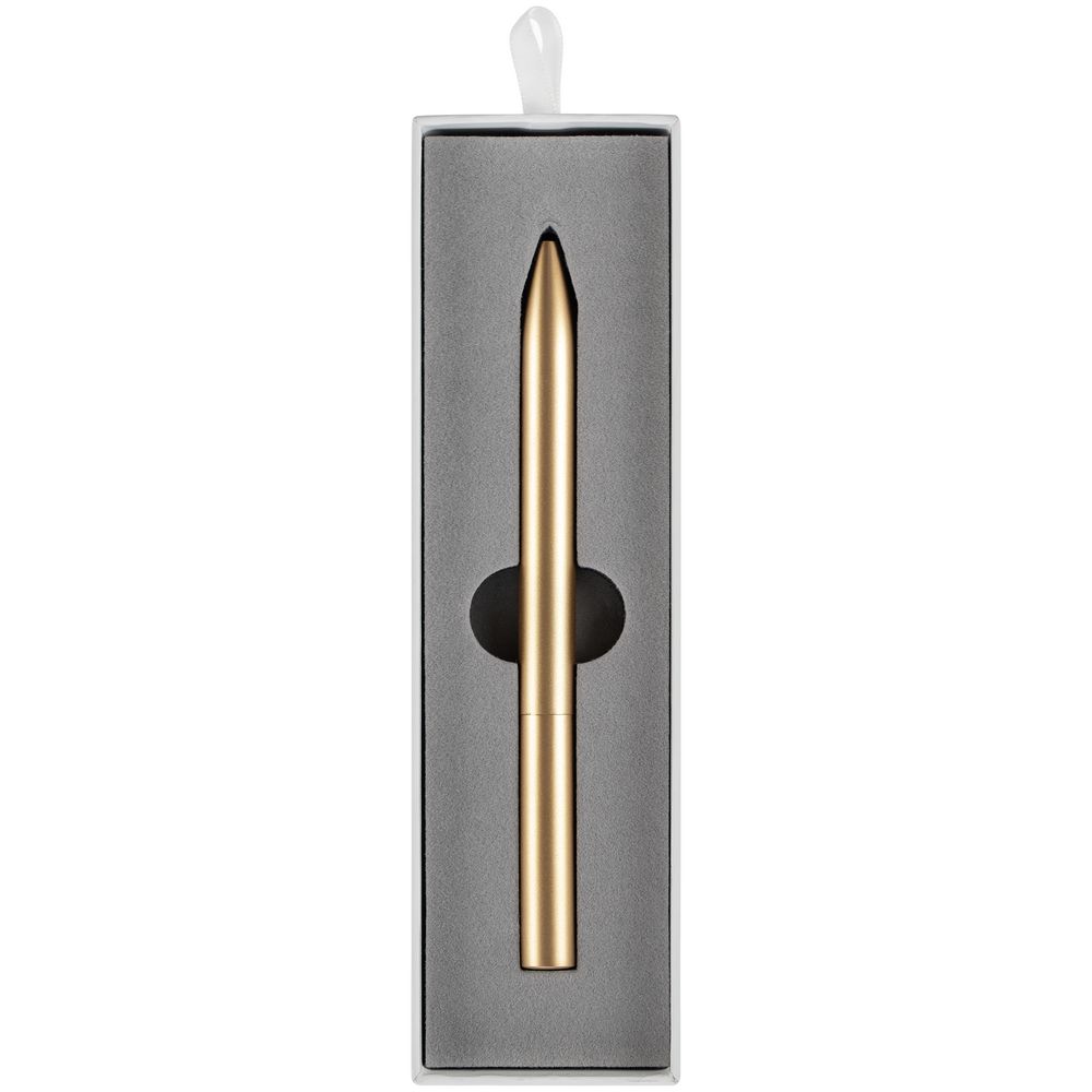 Ручка шариковая Superbia, золотистая (Изображение 3)