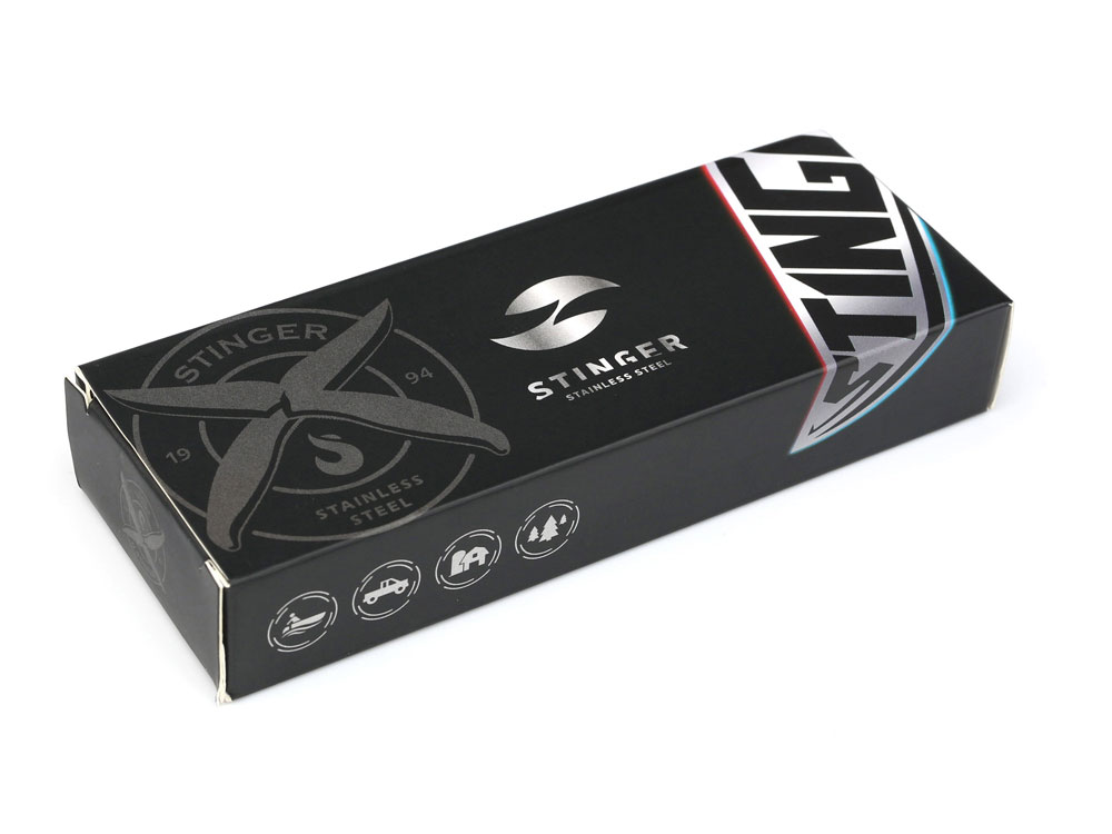 Мультитул Stinger, 108x35 мм, 10 функций, нержавеющая сталь, красный, в комплекте нейлоновый чехол (Изображение 5)