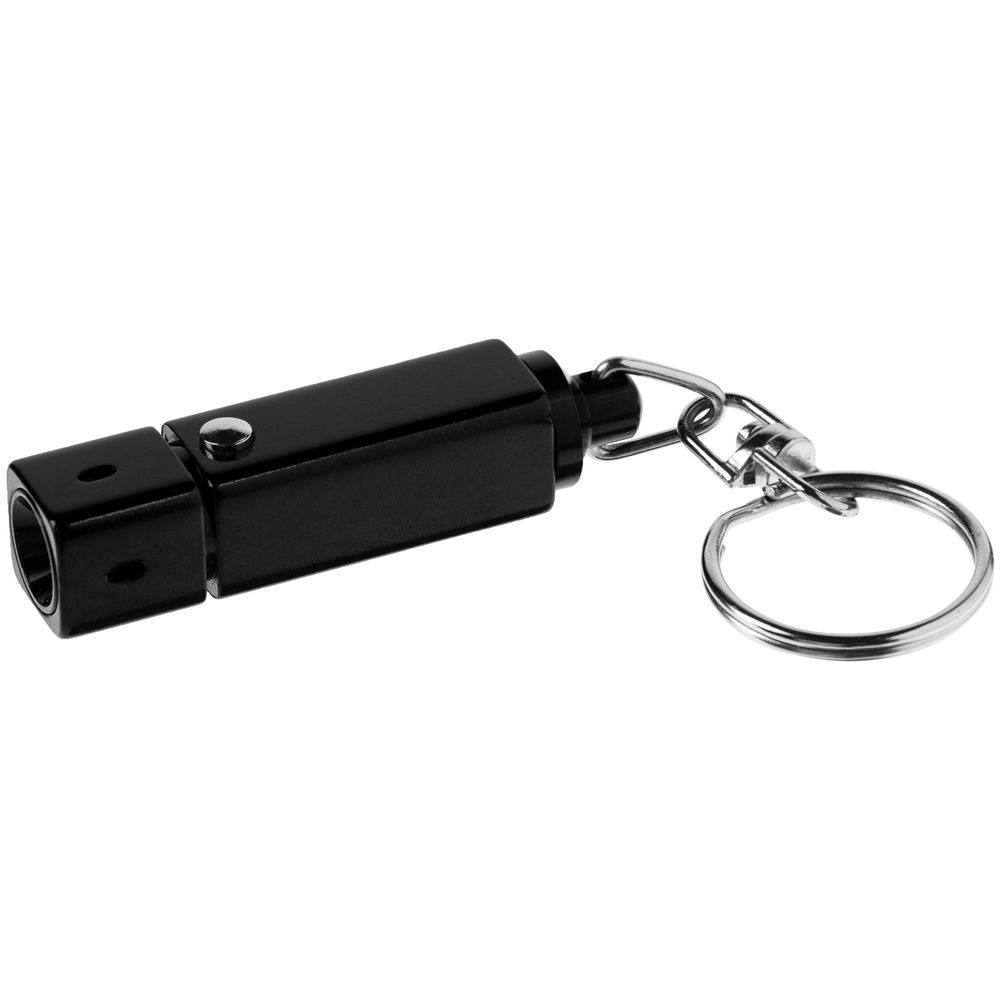 Брелок с фонариком Lumitronic, черный (Изображение 2)