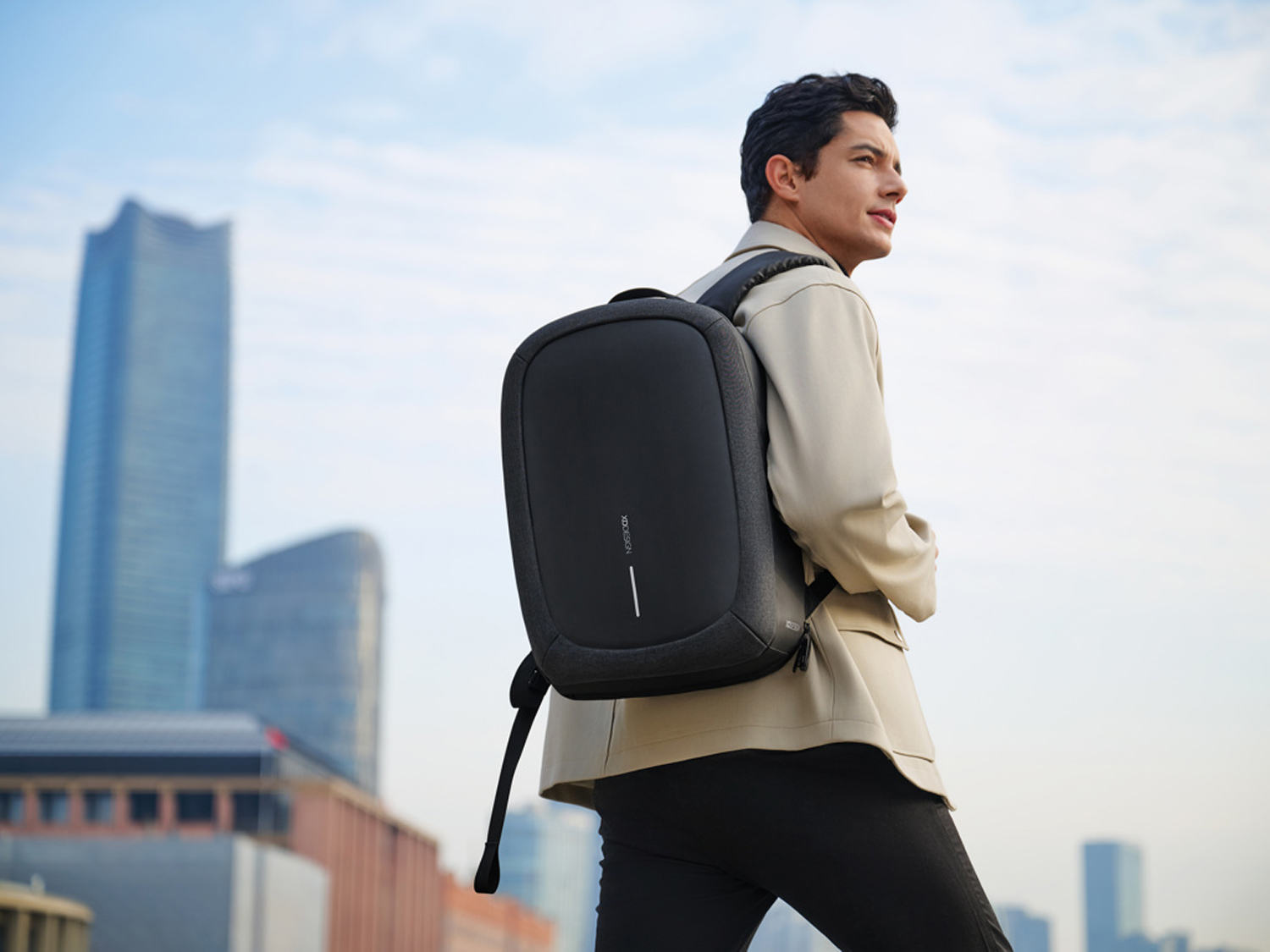 Антикражный рюкзак Bobby Edge из rPET AWARE™, 16’’ (Изображение 4)