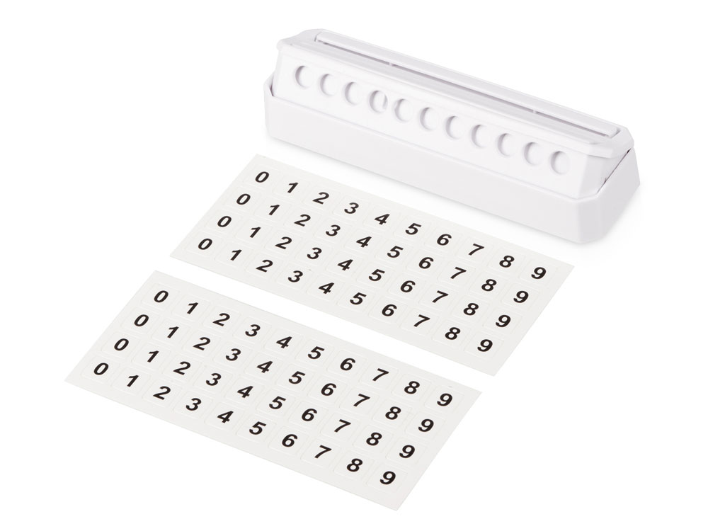 Табличка Tempark с номером телефона для временной парковки (белый)  (Изображение 2)