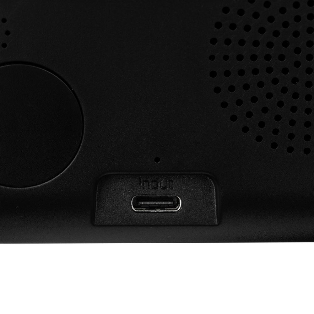 Станция беспроводной зарядки с часами Electron, ver. 2, черная (Изображение 10)