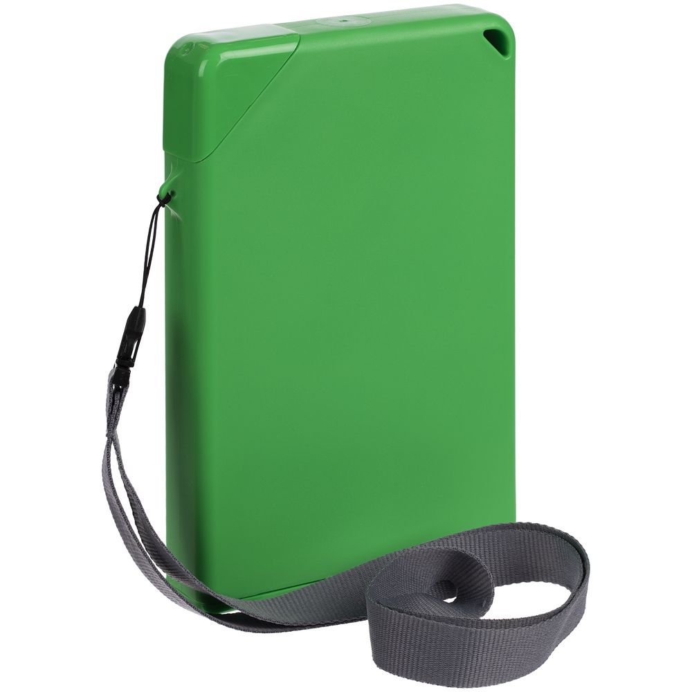 Плоская бутылка для воды Flacon, зеленая (Изображение 1)