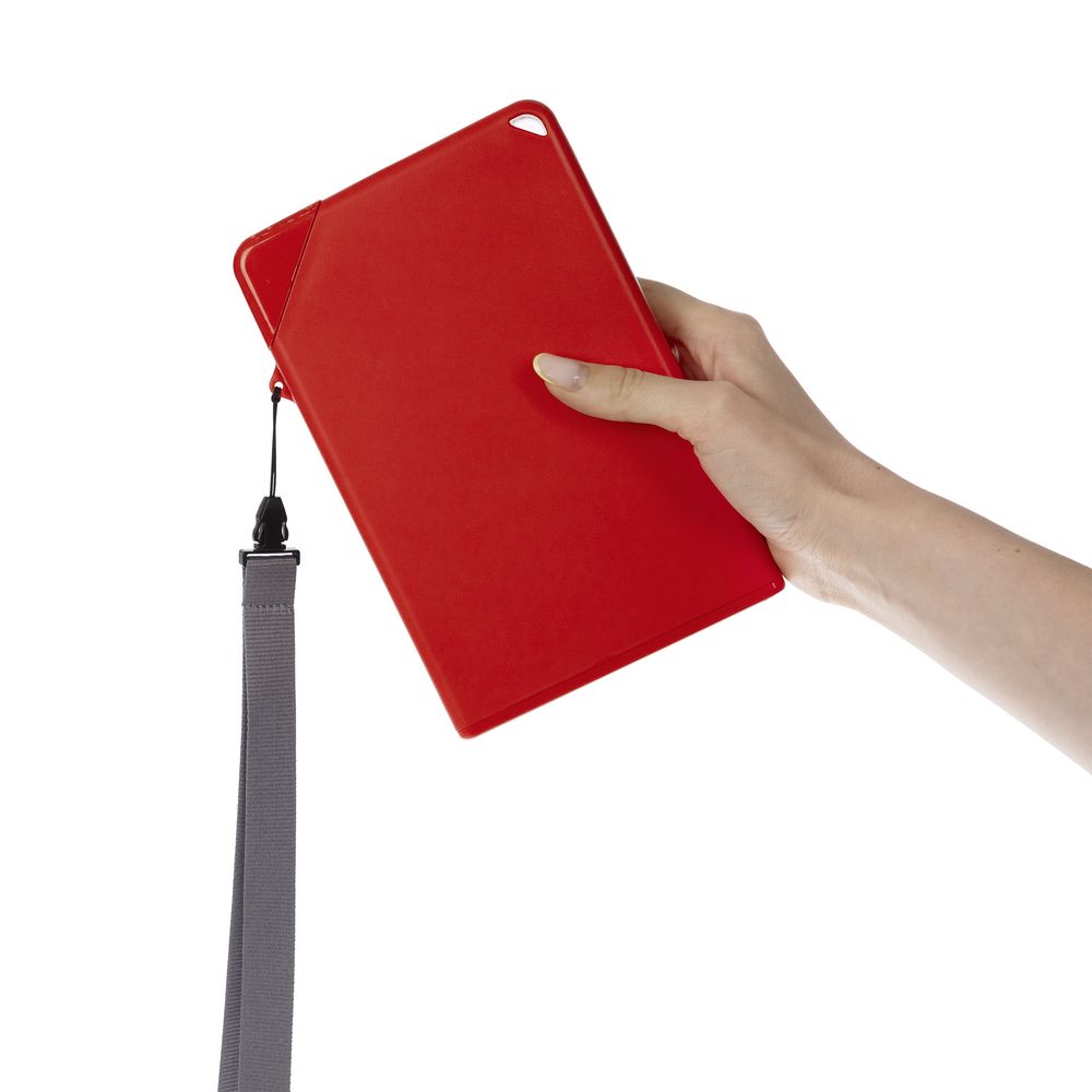 Плоская бутылка для воды Flacon, красная (Изображение 7)