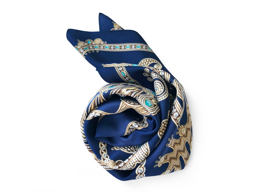 Платок Русское золотное шитьё (Изображение 6)