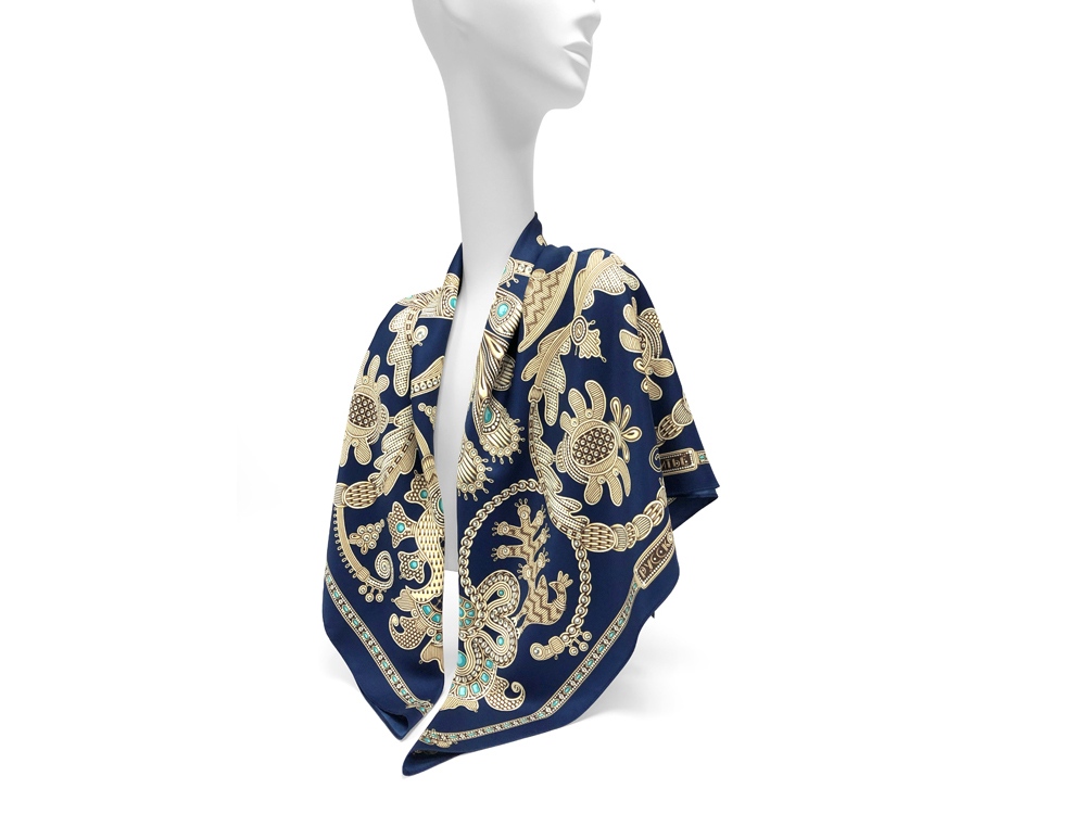 Платок Русское золотное шитьё (Изображение 7)