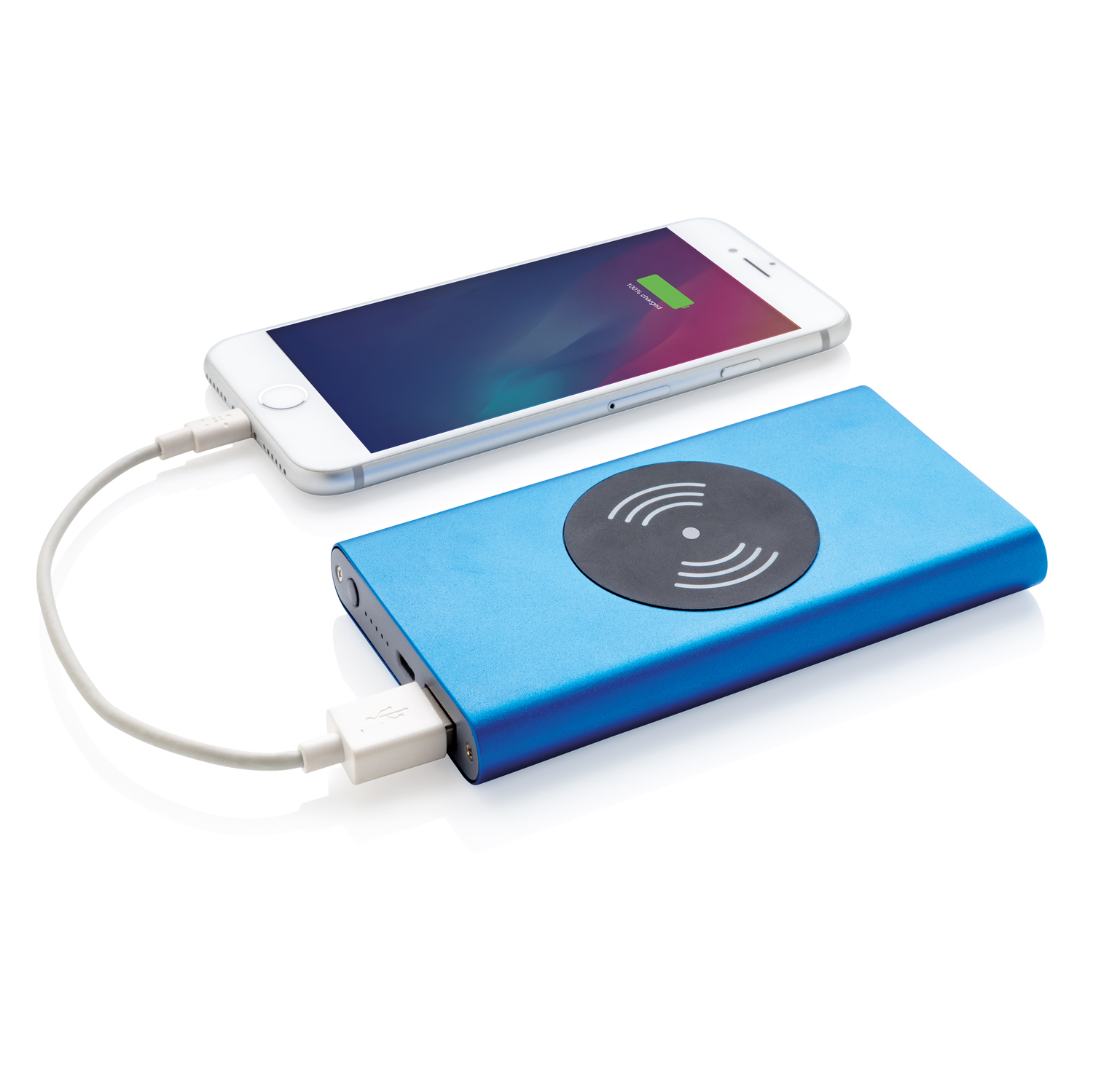 Тонкий беспроводной внешний аккумулятор на 4000 мАч, 5W (Изображение 5)