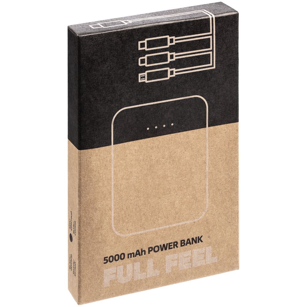 Внешний аккумулятор Uniscend Full Feel Type-C, 5000 мАч, черный (Изображение 8)
