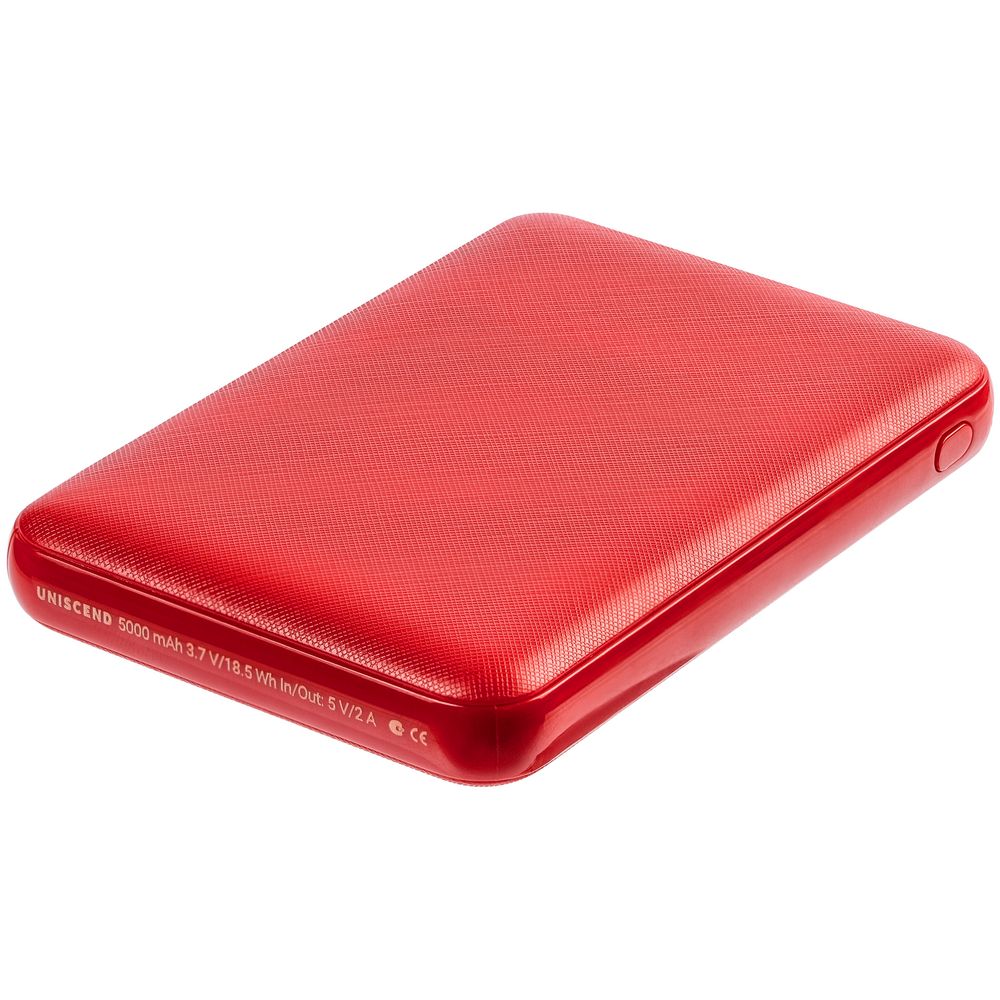 Внешний аккумулятор Uniscend Full Feel Type-C 5000 мАч, красный (Изображение 5)