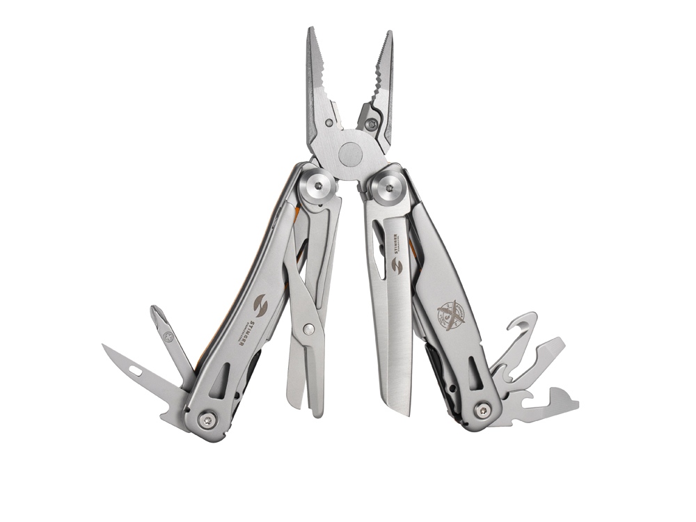 Мультитул, 105 мм, 14 функций (оранжевый) 