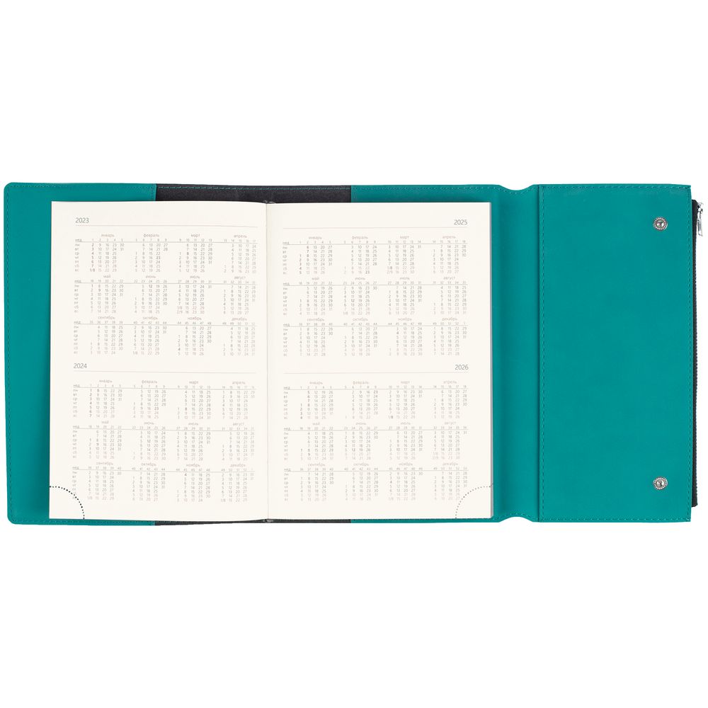 Ежедневник Grace, недатированный, бирюзовый (Изображение 7)