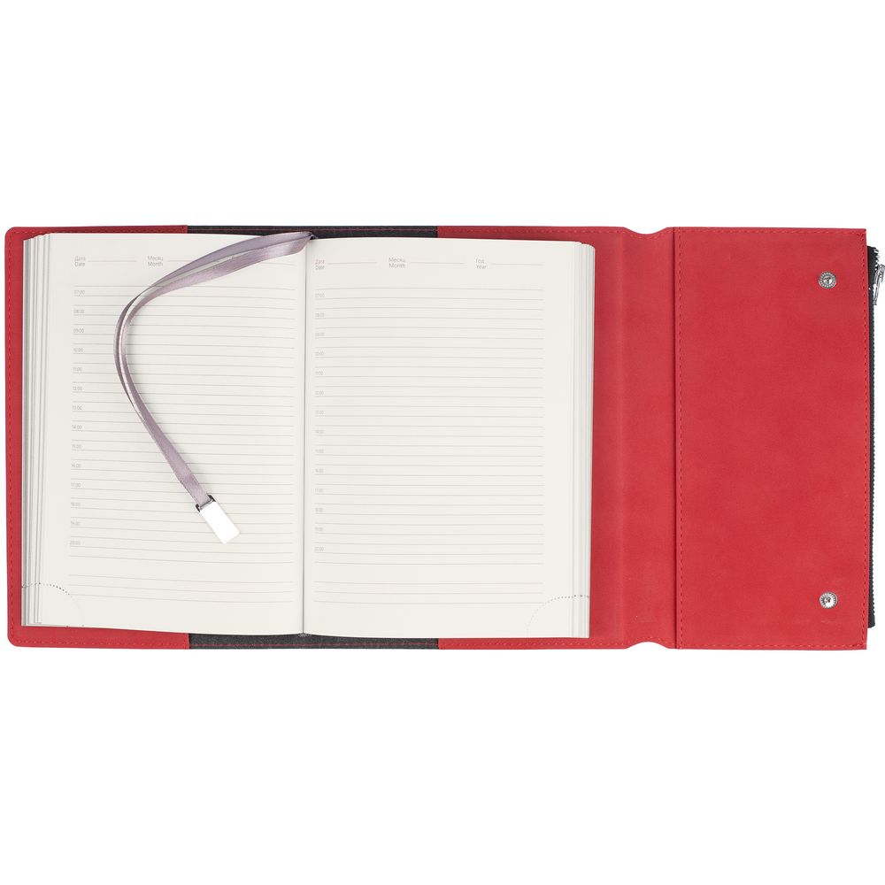 Ежедневник Grace, недатированный, красный (Изображение 8)