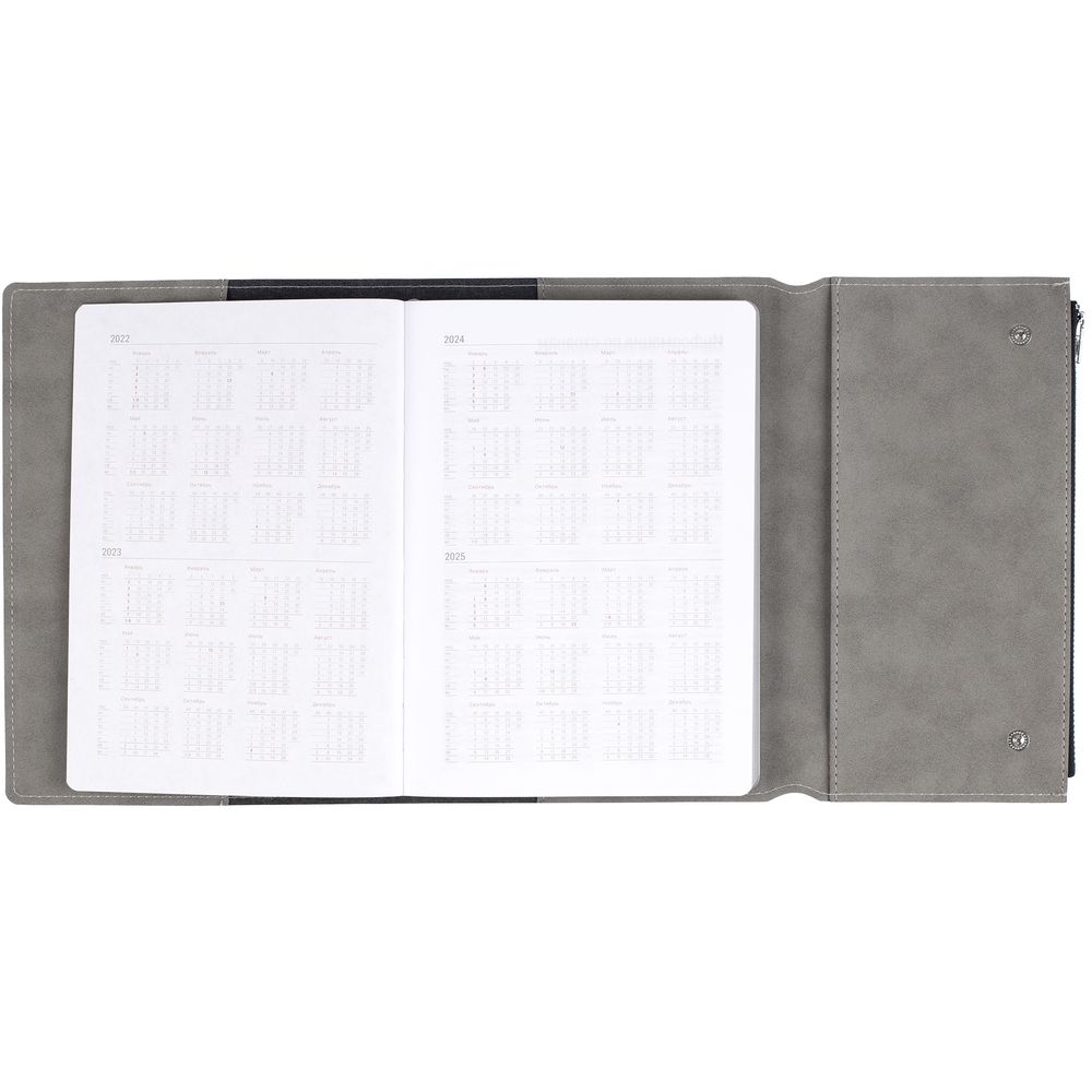 Ежедневник Grace, недатированный, серый (Изображение 10)