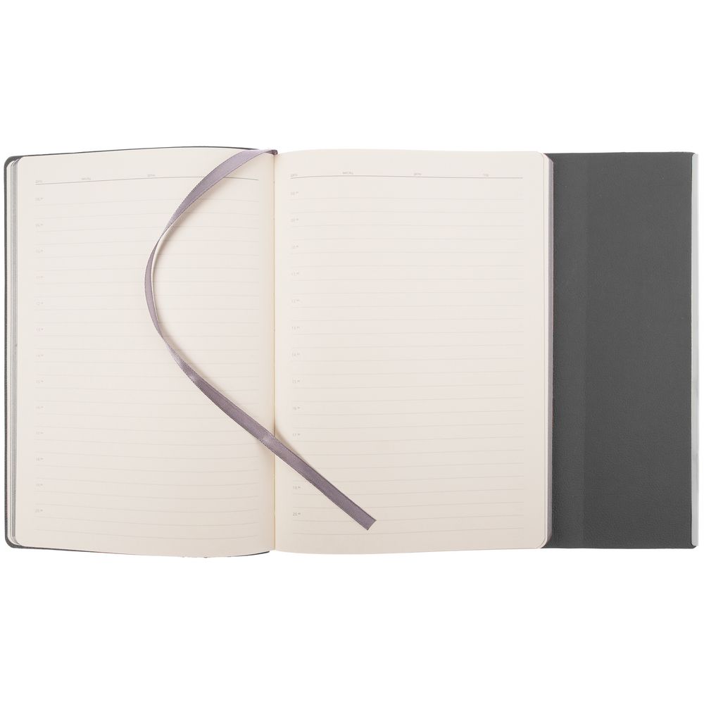 Ежедневник Petrus Flap, недатированный, серый (Изображение 7)