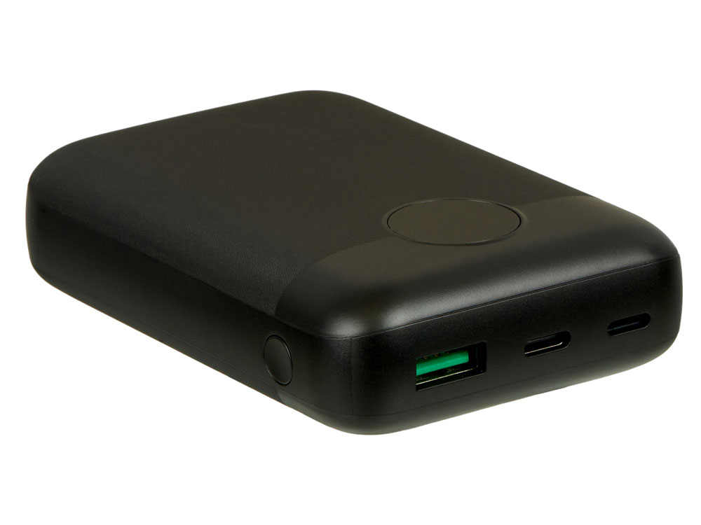 Внешний аккумулятор с быстрой зарядкой QC/PD CosmIQ, 10000 мАч (черный)  (Изображение 5)