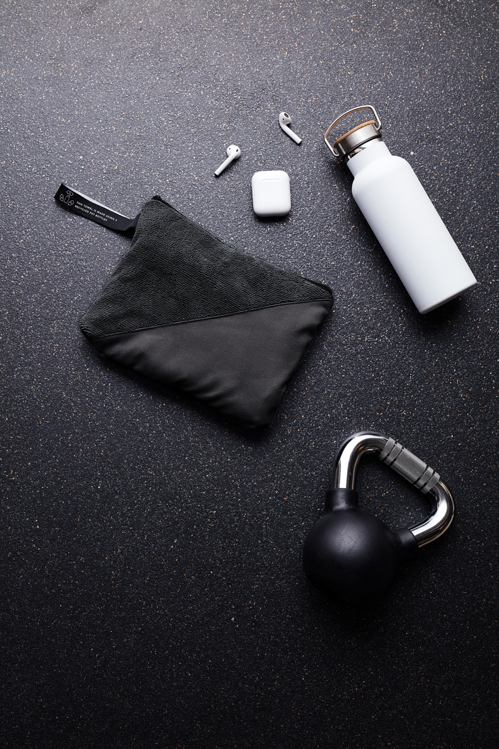 Спортивное полотенце VINGA из rPET, 40x80 см (Изображение 5)