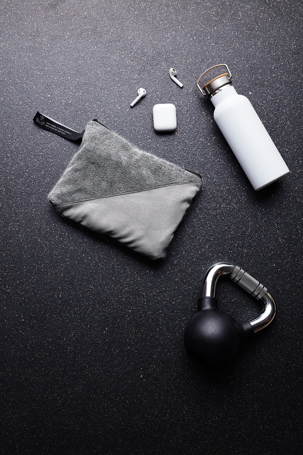 Спортивное полотенце VINGA из rPET, 40x80 см (Изображение 6)