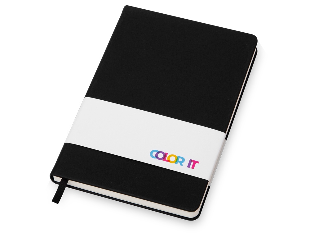 Бизнес-блокнот А5 С3 soft-touch с магнитным держателем для ручки (черный)  (Изображение 8)