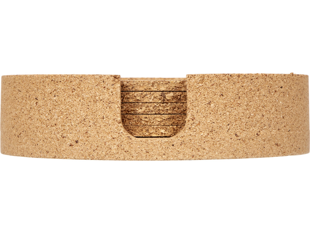 Набор костеров из пробки на подставке из пробки Krock (Изображение 6)