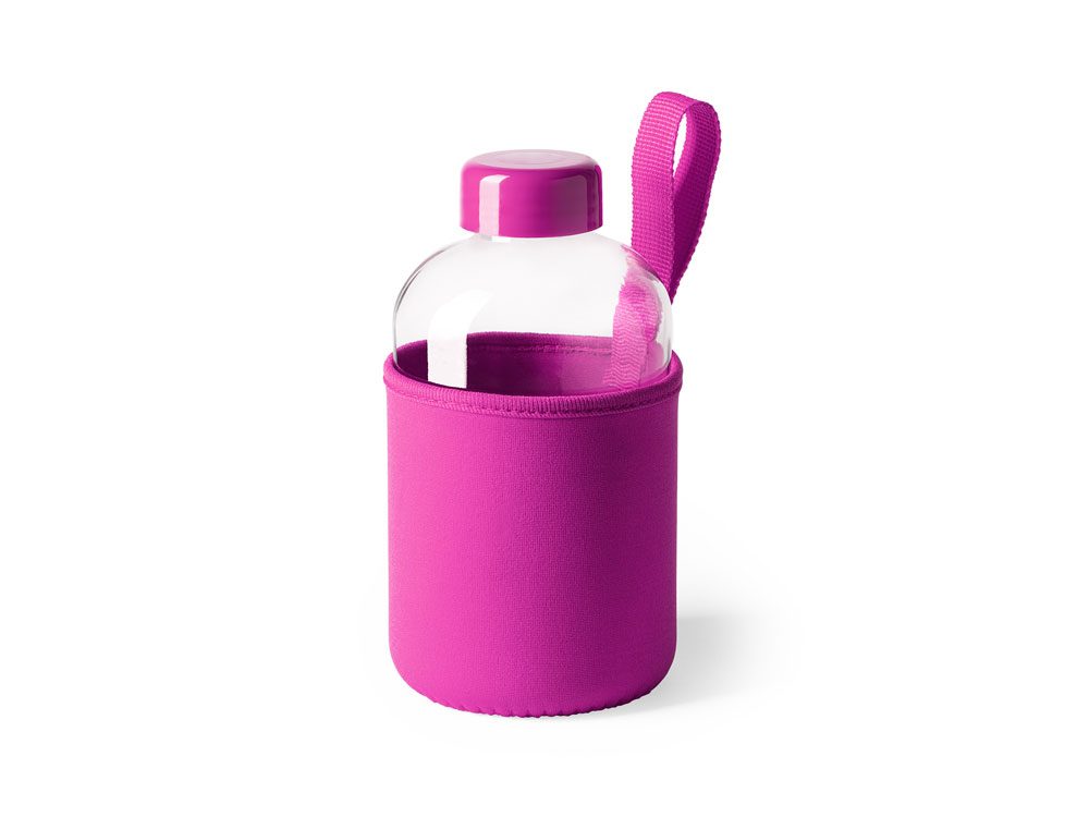 Бутылка KASTER в неопреновом чехле (фуксия)  (Изображение 3)