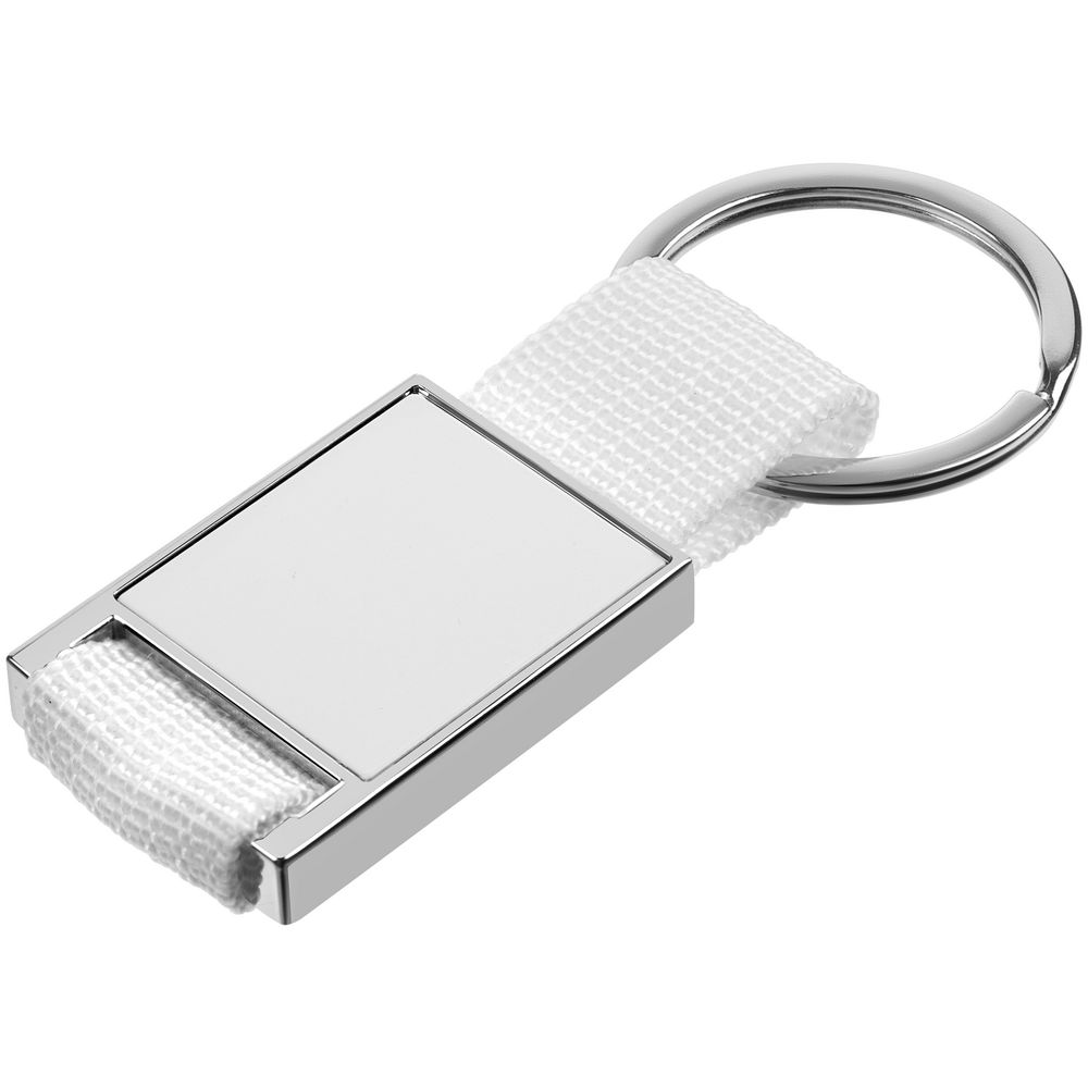 Брелок Stropp с тканевой вставкой, белый (Изображение 3)