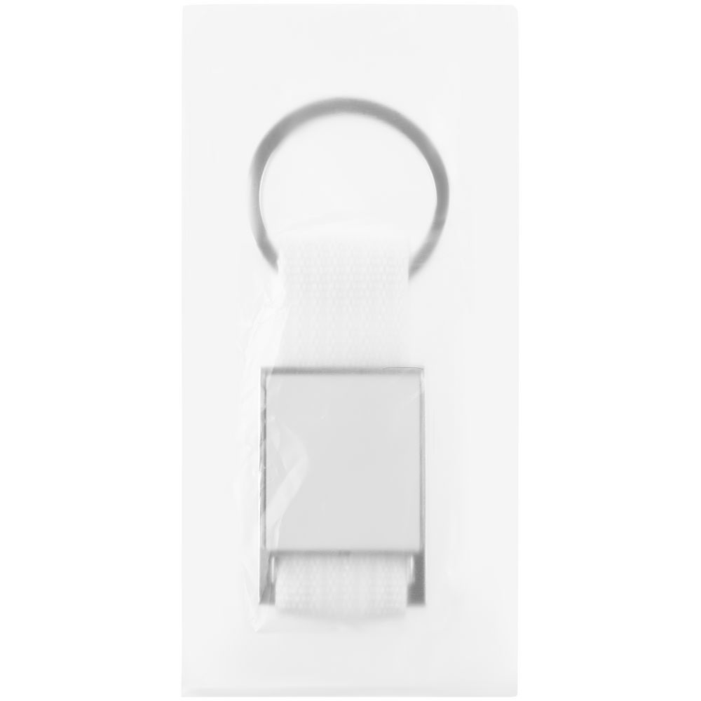 Брелок Stropp с тканевой вставкой, белый (Изображение 4)