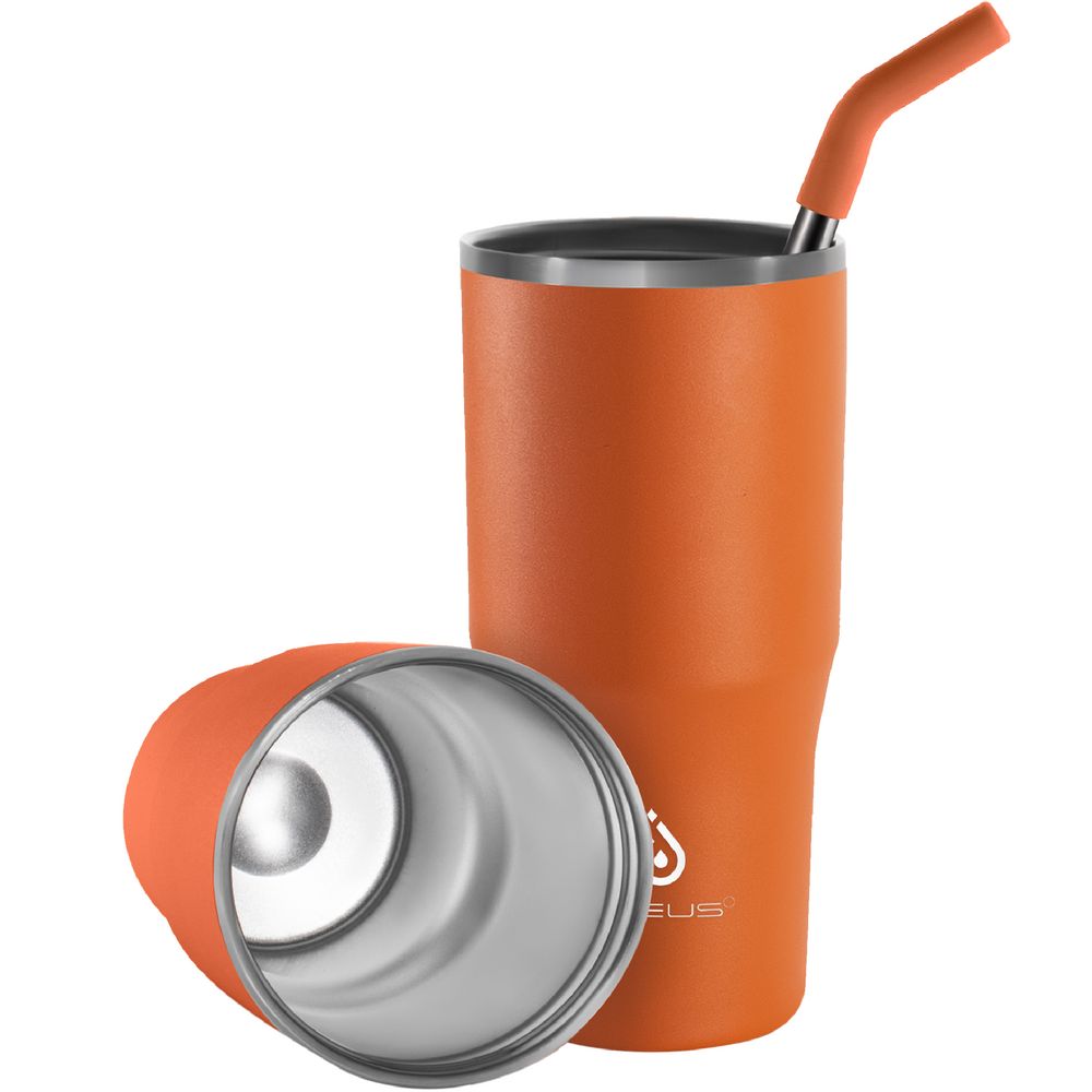 Термостакан Sapporo М, оранжевый (Изображение 3)