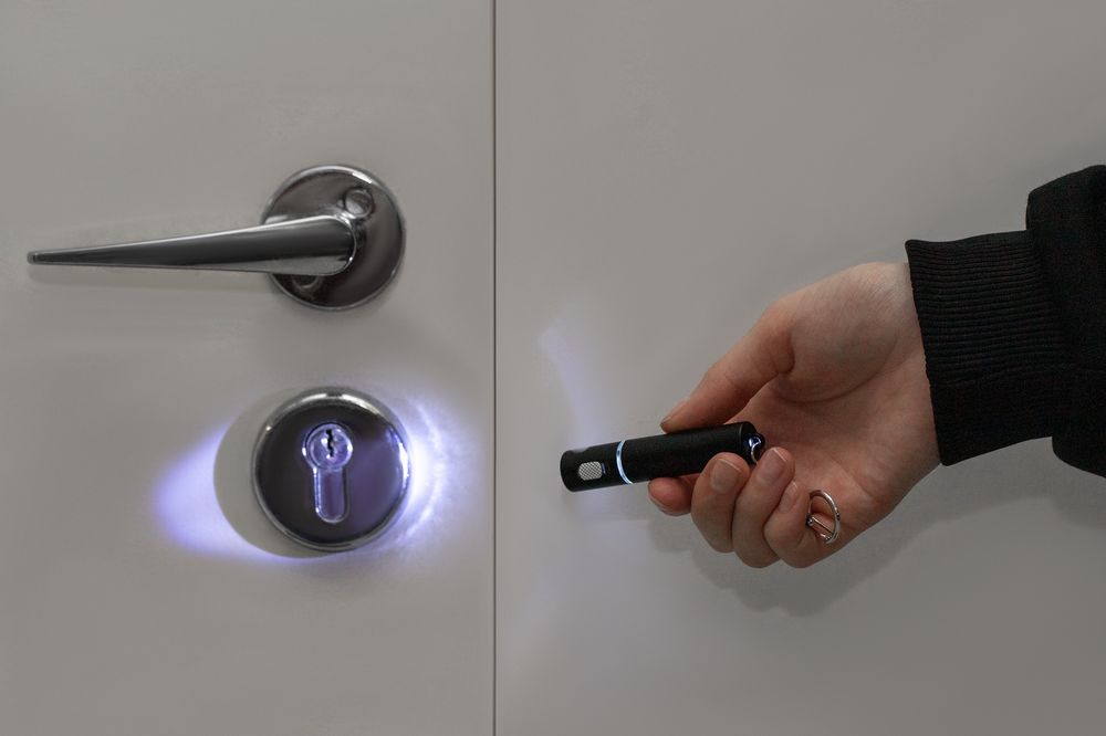 Брелок-фонарик Slide Ray, ver.2, черный (Изображение 6)