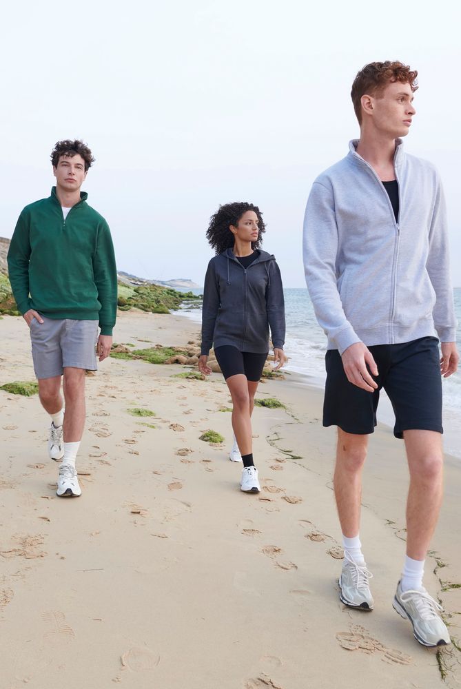 Толстовка унисекс Conrad, темно-зеленая, размер XXL (Изображение 7)