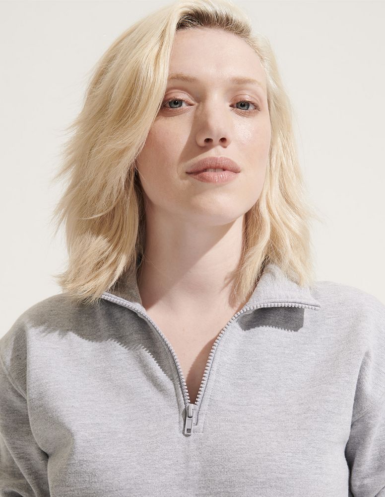 Толстовка унисекс Conrad, серый меланж, размер M (Изображение 4)