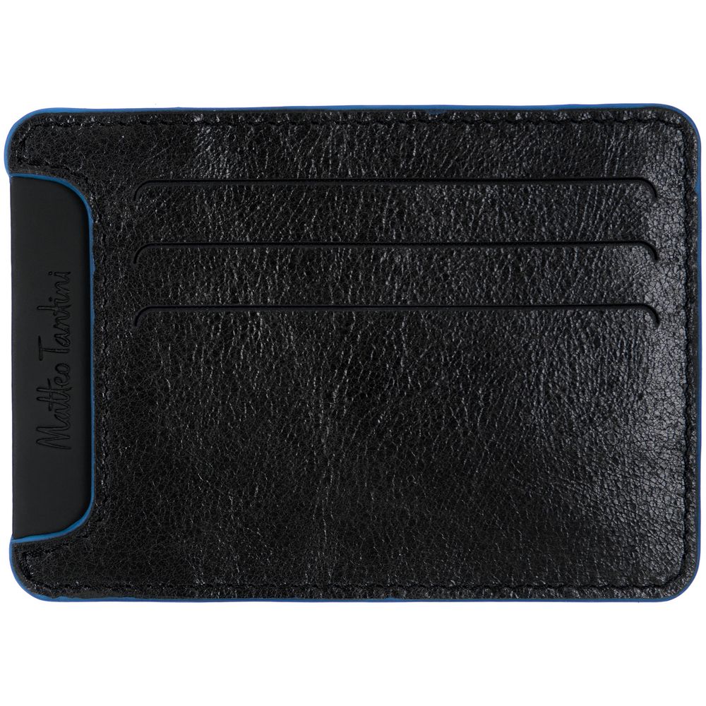 Чехол для карточек Arrival, черный с синим (Изображение 3)