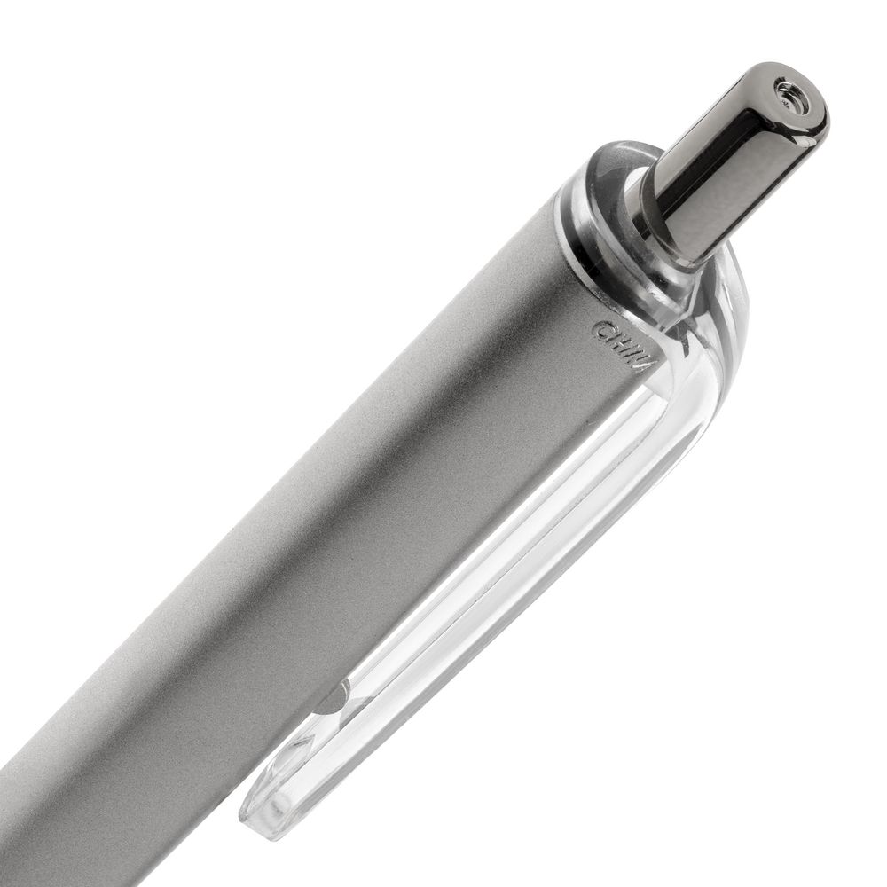 Ручка шариковая Easy Grip, серебристая (Изображение 5)