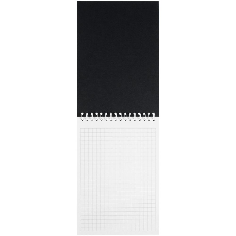 Блокнот Dali в клетку, черный (Изображение 4)