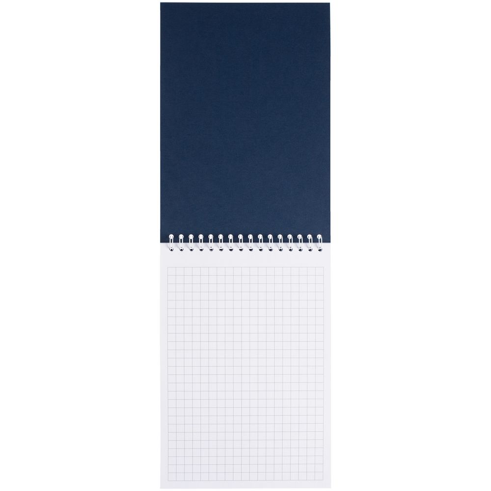 Блокнот Dali в клетку, синий (Изображение 3)