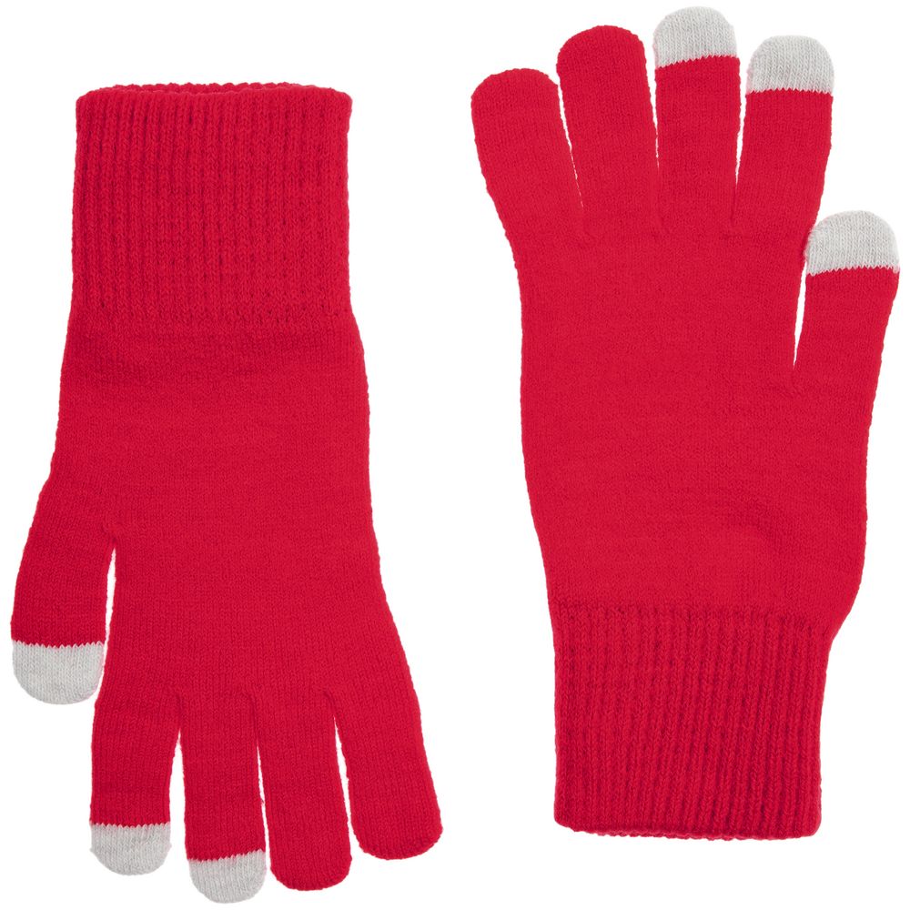 Перчатки сенсорные Urban Flow, красные, размер L/XL (Изображение 2)