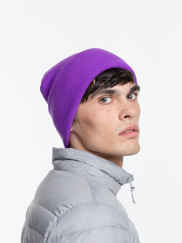 Шапка Urban Flow, ярко-фиолетовая (Изображение 5)