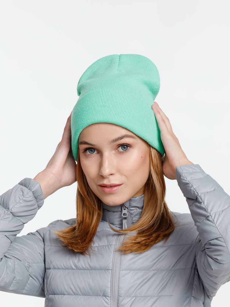 Шапка Urban Flow, зеленая (мятная) (Изображение 4)
