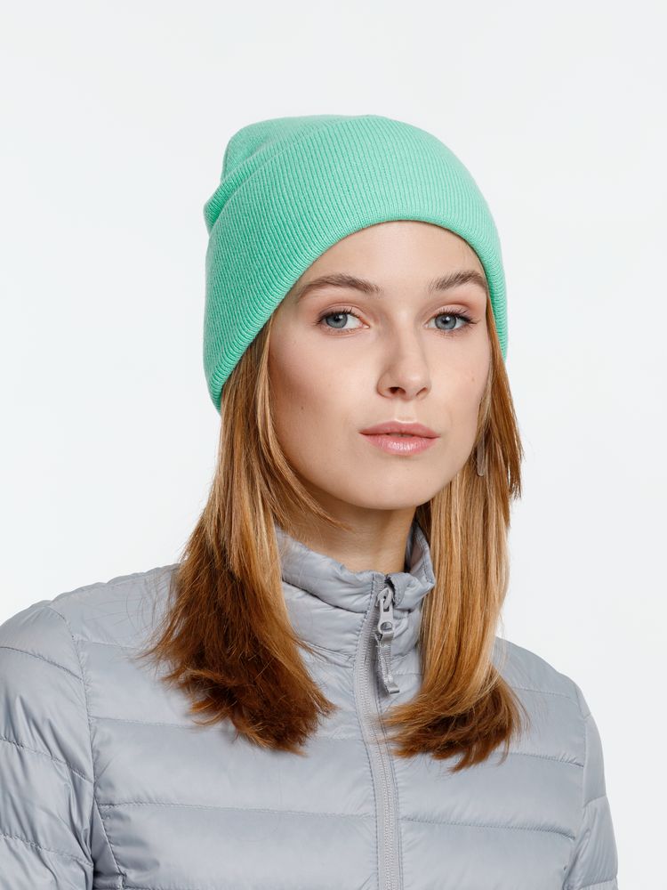 Шапка Urban Flow, зеленая (мятная) (Изображение 5)