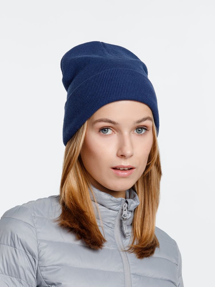 Шапка Urban Flow, темно-синий меланж (Изображение 4)