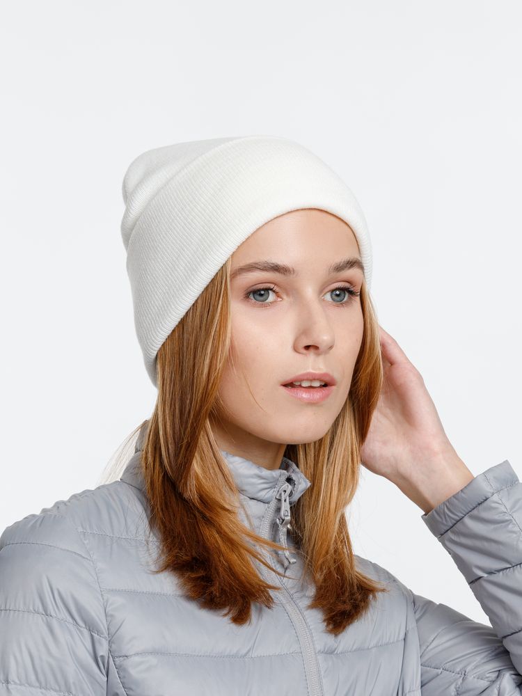 Шапка Urban Flow, молочно-белая (Изображение 7)