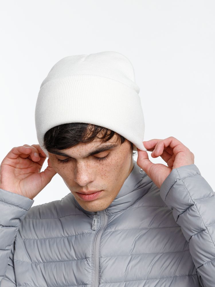 Шапка Urban Flow, молочно-белая (Изображение 9)