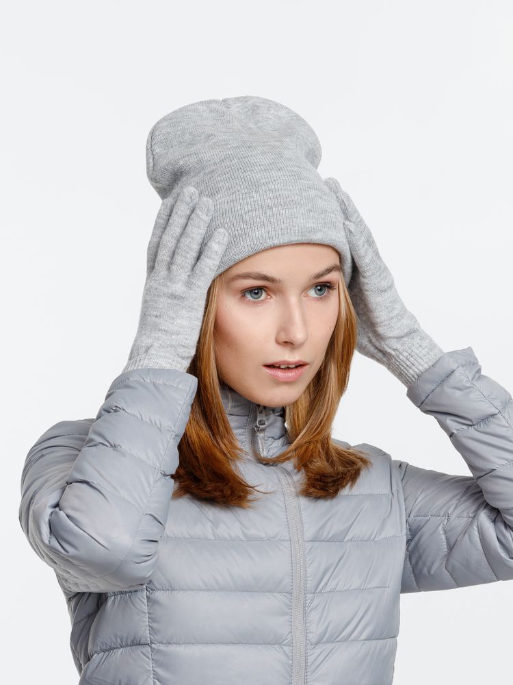 Шапка Urban Flow, светло-серый меланж (Изображение 6)