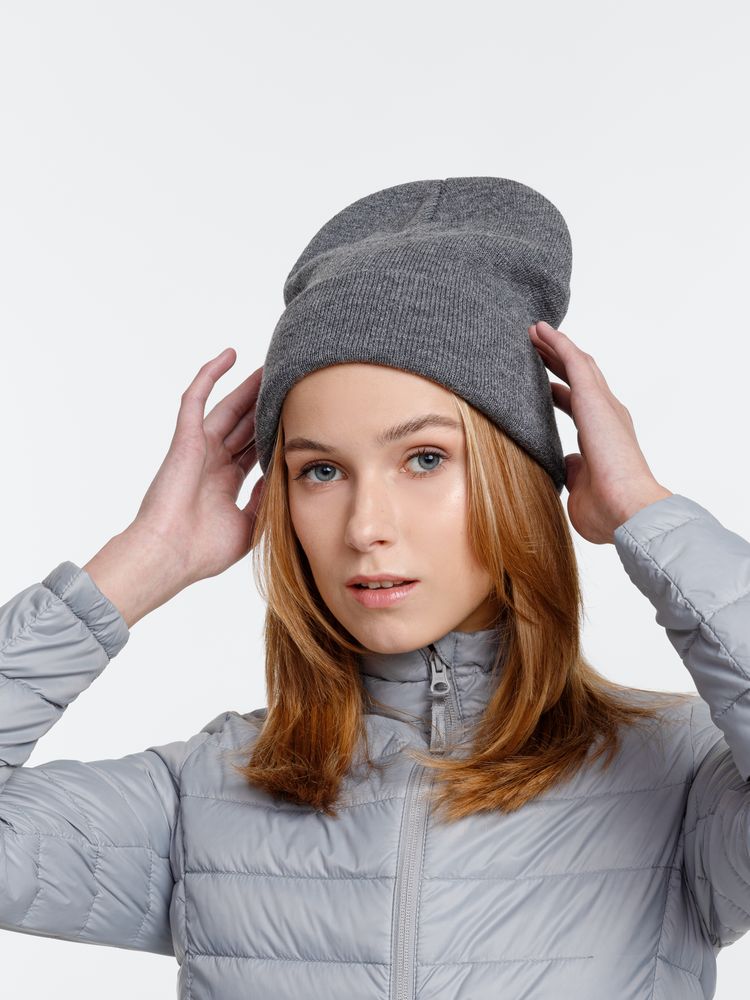 Шапка Urban Flow, темно-серый меланж (Изображение 5)