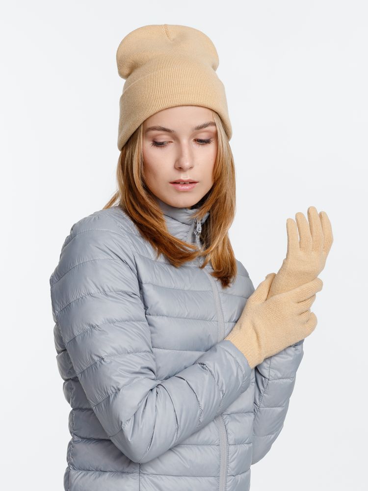 Шапка Urban Flow, бежевая (Изображение 7)