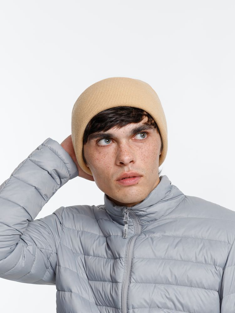 Шапка Urban Flow, бежевая (Изображение 8)