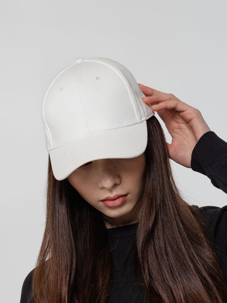 Бейсболка Hillside, белая (Изображение 9)