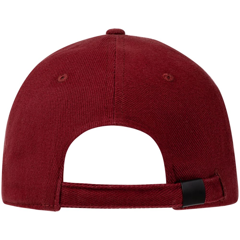 Бейсболка Hillside, бордовая (Изображение 4)
