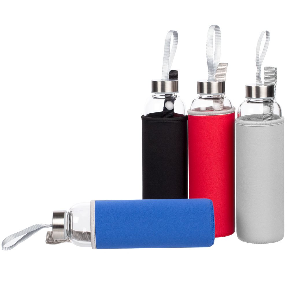 Бутылка для воды Sleeve Ace, серая (Изображение 4)