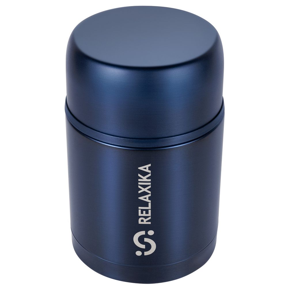 Термос для еды Relaxika 700, темно-синий (Изображение 2)