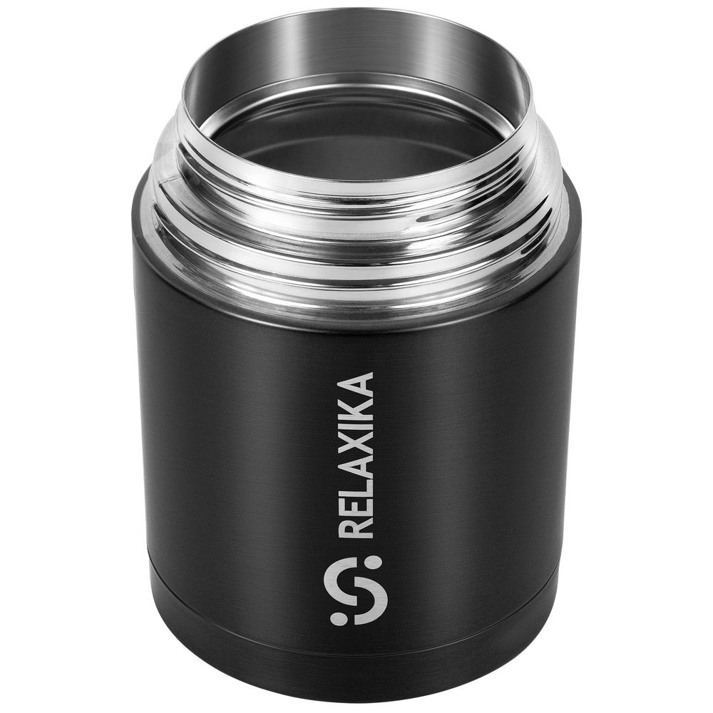 Термос для еды Relaxika 700, черный (Изображение 4)